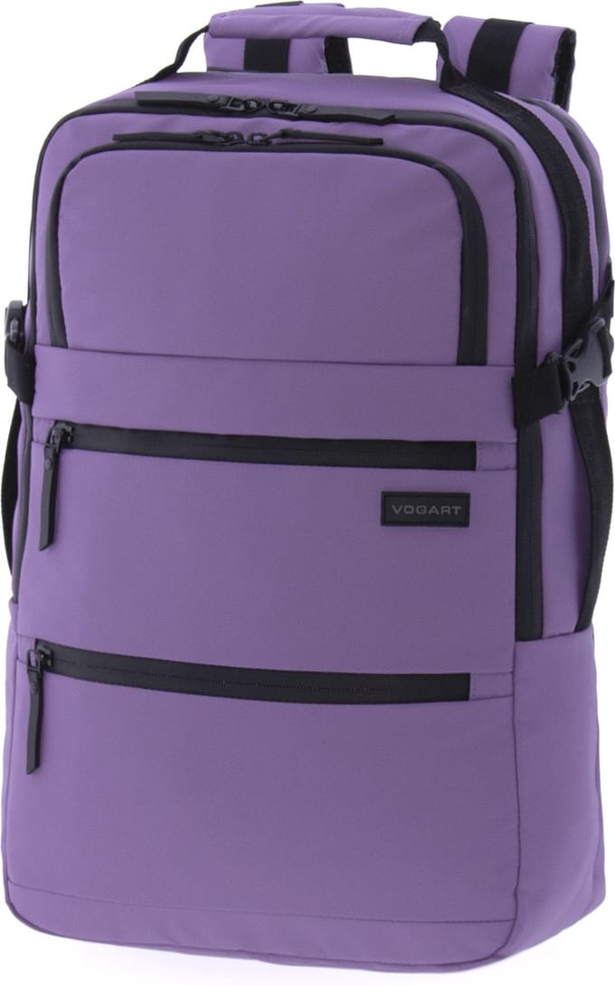 Vogart Camper Waterproof Laptoprugzak - 15 inch - Lila