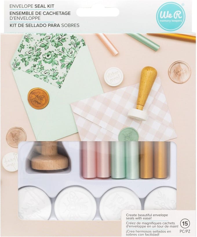 We R Makers Envelope Seal Kit With love 4 Designs