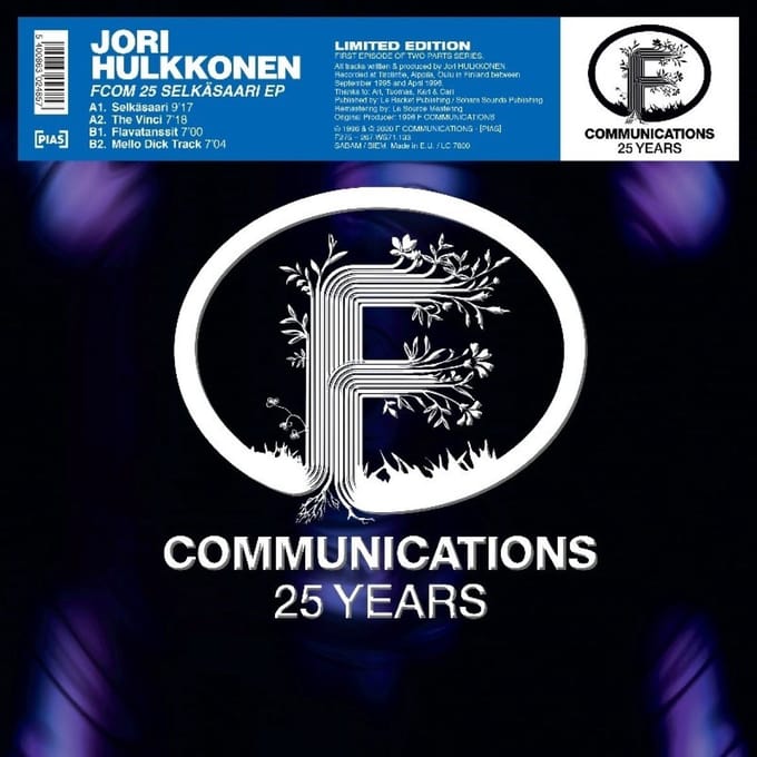 Jori Hulkkonen - FCom 25 Selkäsaari EP (12" Single) (Limited Edition) (Remastered)