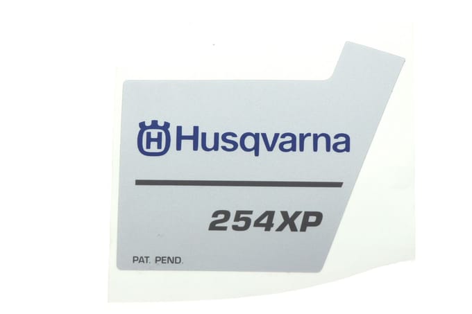 Husqvarna 254xpg starterkapsticker nieuw