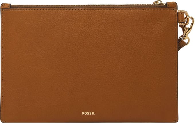 FOSSIL Polstas Utensil zak Wristlet Saddle Bruine