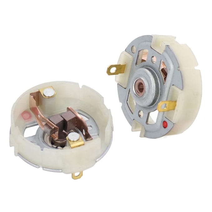 2 stuks RS550 koolborstelmotor met houderaccessoire voor boormachine/schroefmachine/elektrische schroevendraaier