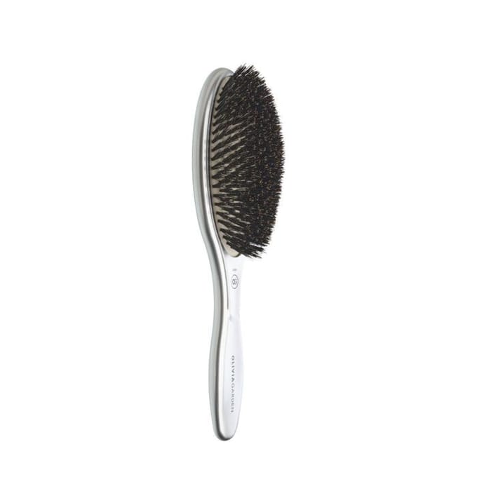 Olivia Garden - Care Oval - Boar - Haarborstel - Silver