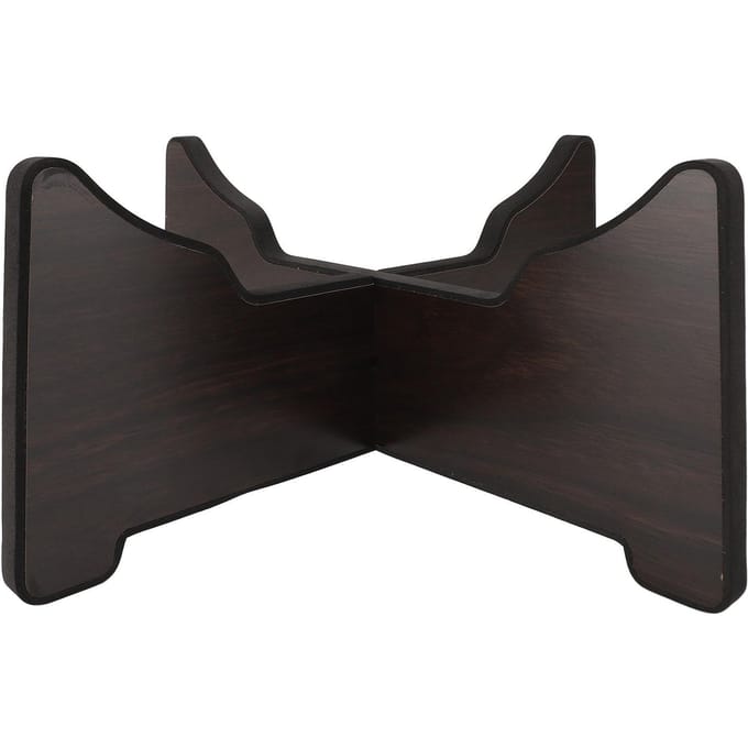 Tong Drum Beugel Palissander en Spons Afneembaar Draagbaar Handpan Drum Display Houder black