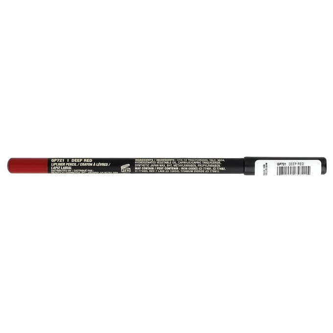 LA. Meisje, Perfecte Precisie, Reliner Potlood, GP721 Dieprood, 1,49 g (0,05 oz) black