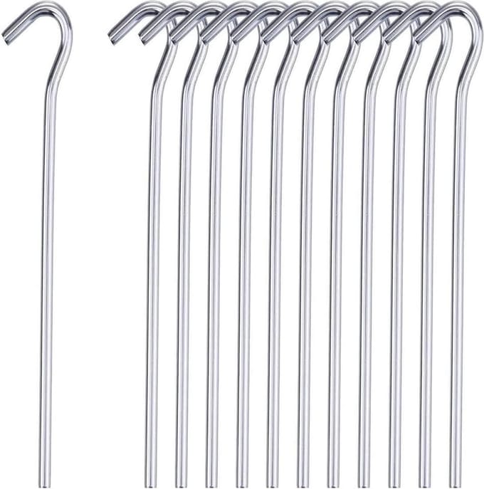 Tentharingen met open oog - 30 stuks - 23 cm - Voor zachte grond