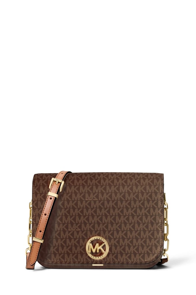 Michael Kors Medium Chain Messenger Brown/acorn Größe: OS | Umhängetaschen Outlet | Damen | Braun