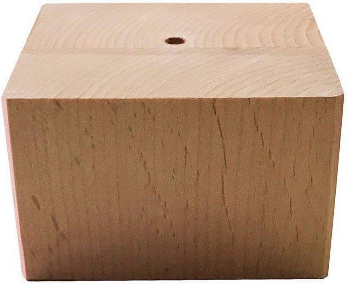 Furniture Legs Europe Houten Meubelpoot - 5 cm - Vierkantig