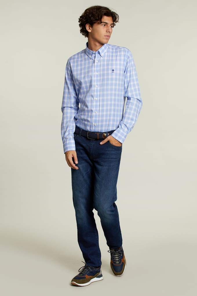 River Woods Custom Fit Checked Shirt Multi Taglia: S | Camicie Casual Outlet | Uomo
