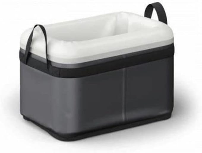 Draagbare Koelbox - Isolatie Opbergbox - Buiten Activiteiten - Elektrisch Aangedreven - 20 Liter - Grijs