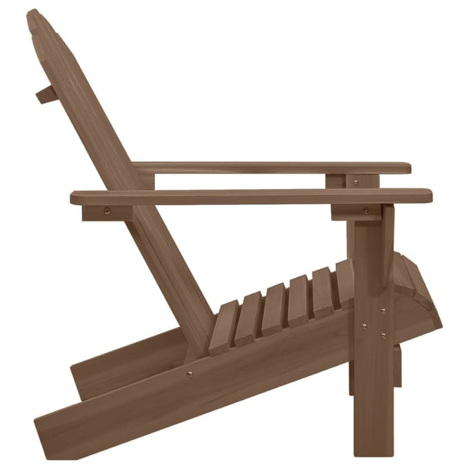 vidaXL - Tuinstoel - hout - bruin