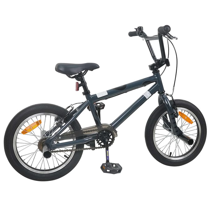 vidaXL - BMX - Fiets - 16 - Inch - voor - 5-8 - jaar - oud - Donkergrijs