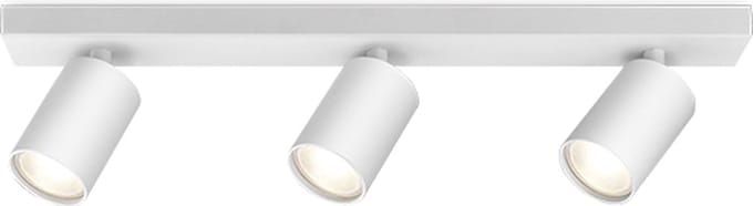 Braytron - LED Plafondspot Beta - 3x GU10 fitting - 300x120mm - Mat wit