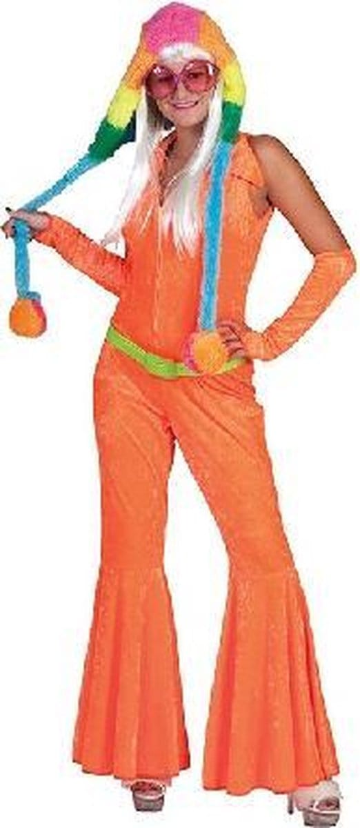 Neon oranje jumpsuits voor party's