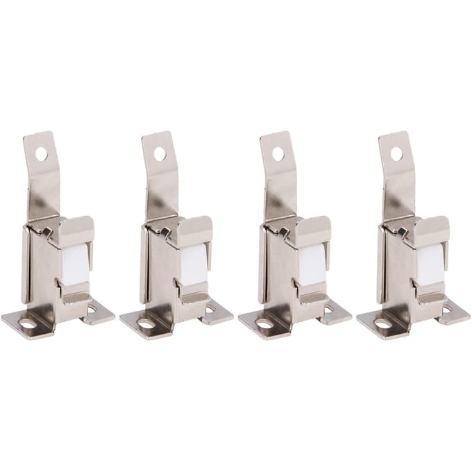 4 jeux de pinces pour rack FE Acier 304 Pinces pour châssis en acier Accessoires pour moules Conception de serrage automatique white