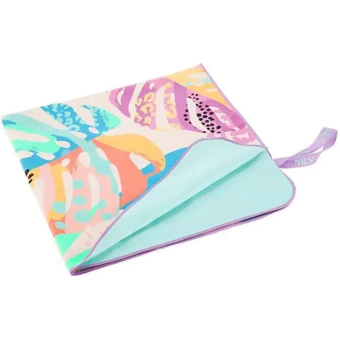 Nils Camp Flora - Microvezel Handdoek - 160x80 cm - Lichtgewicht - Snel Droogbaar