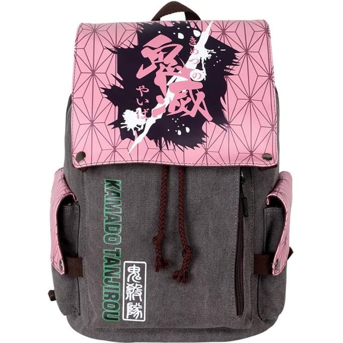 Anime Demon Slayer Messenger Bag ONE PIECE Schooltas Rugzak roze