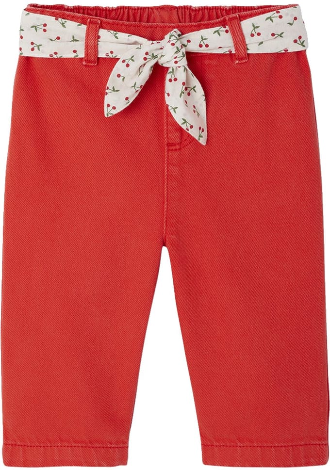 Vertbaudet Wijde babybroek met strikceintuur