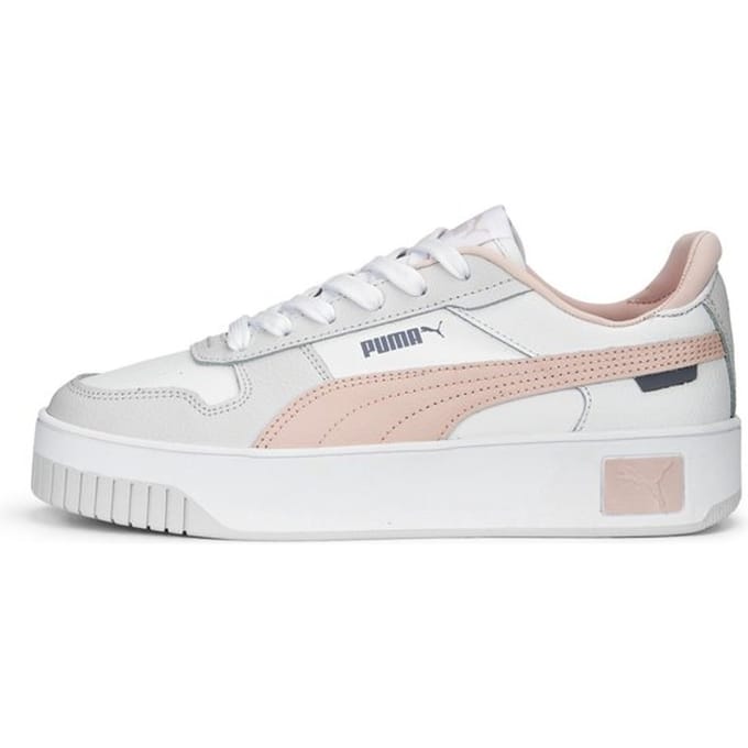 PUMA Carina Street - maat 37 - Dames Sneakers - Wit/Lichtroze