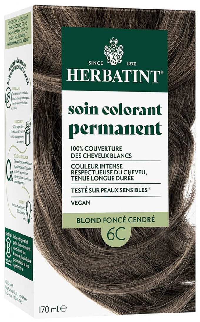 Herbatint Permanente Kleurverzorging 170 ml (Kleuren : 6C donker asblond)