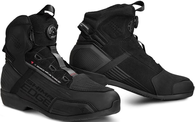 SHIMA Edge Waterproof Zwart Motorschoenen - Laars