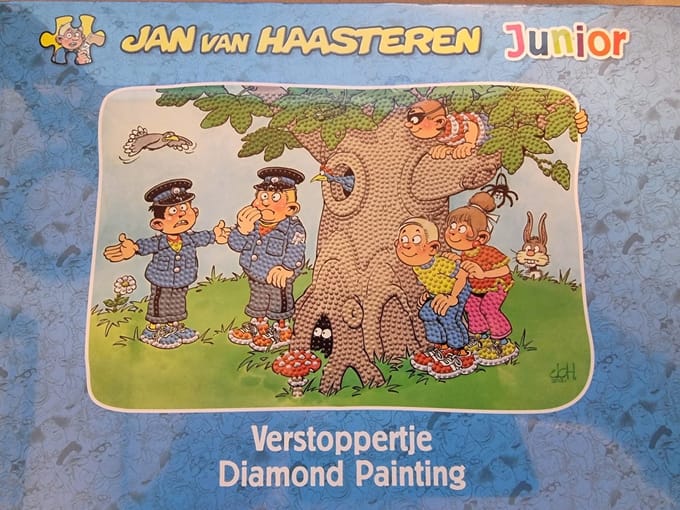 Jan van haasteren diamond painting Kids verstoppertje
