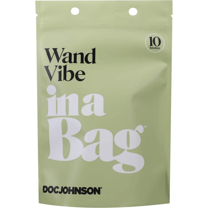 Doc Johnson - Oplaadbare Wand Vibrator - Zwart
