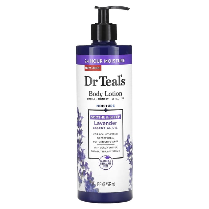 Dr. Teal's, Bodylotion, Rust & Slaap, Lavendel, 18 fl oz (532 ml)