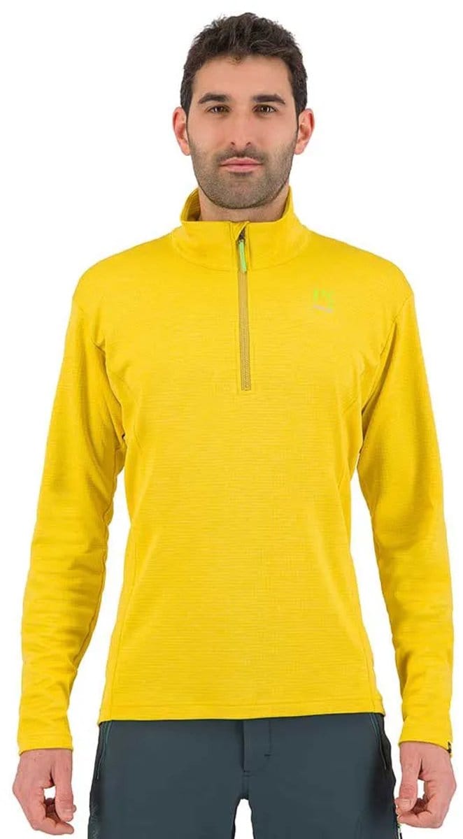 Karpos Pizzocco Fleece Met Halve Rits Geel 2XL Man