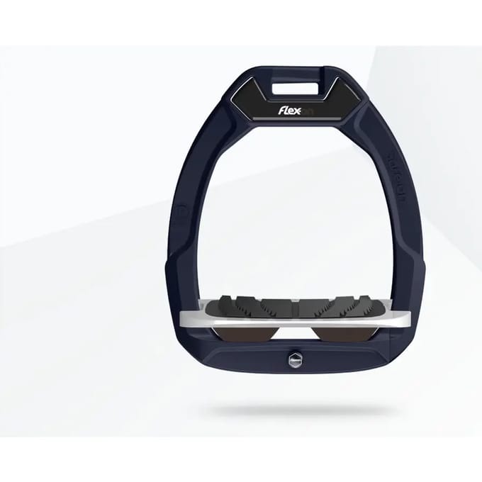 Veiligheidsbeugels voor paardrijden Hellend Grip Aluminium/Grijs/Bruin Flex-On Safe-On