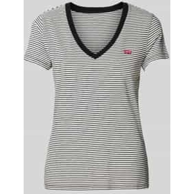 T-shirt met V-hals