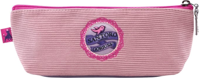 Schoolpennenzak Gorjuss Cheshire cat Roze Paars (22.3 x 8.8 x 5.7 cm)