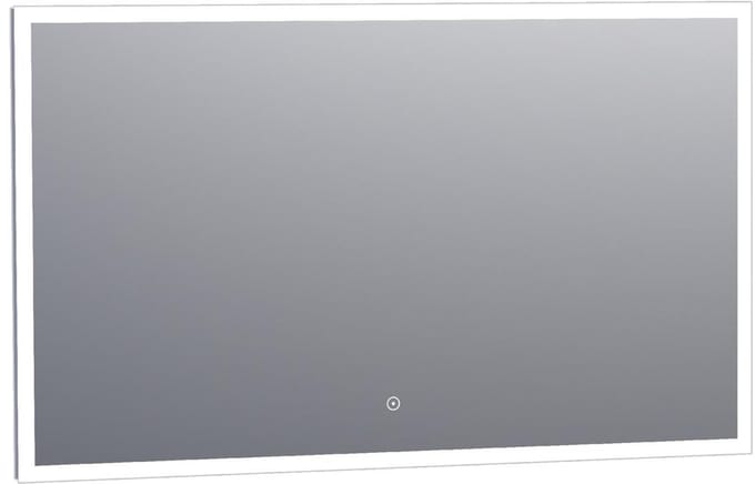 Brauer Jade Spiegel - Rechthoekig - 120 cm - met Directe LED-Verlichting - Dimbaar - met Touchbediening
