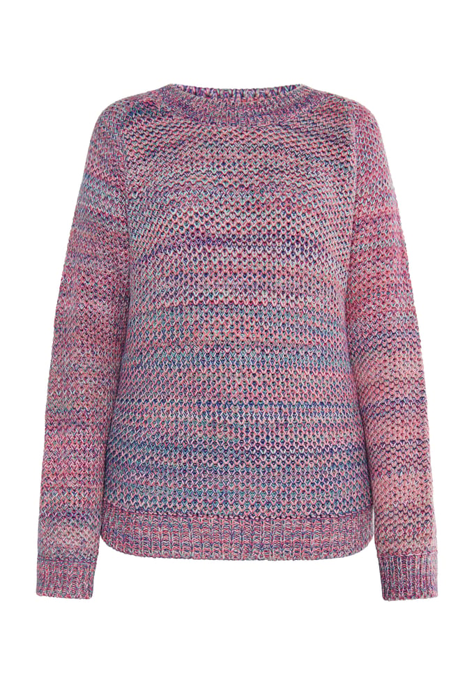 IZIA Gebreide trui Dames Roze Veelkleurig