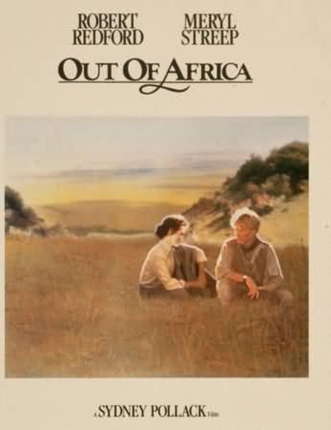 Klassieke filmposter - Out of Africa