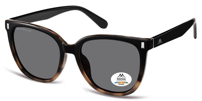 Montana Vlinder Dames Glimmend Zwart Schildpad Rook Gepolariseerd MP190