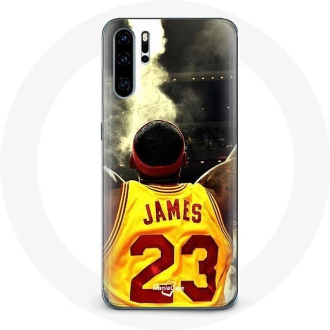 Coque - Huawei - P30 Pro - Souple - Noir - Joueur de Basketball
