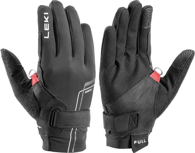 Leki Nordic Move Shark Handschoenen Zwart 8.0