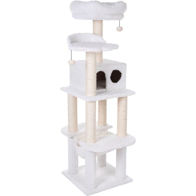 La Digue III Krabpaal Wit H163 x L49 x B49 cm