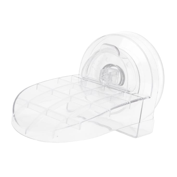 Douche Voetsteun voor Been Scheren met Zuignap Antislip Douche Voetpedaal voor Badkamer Wit wit