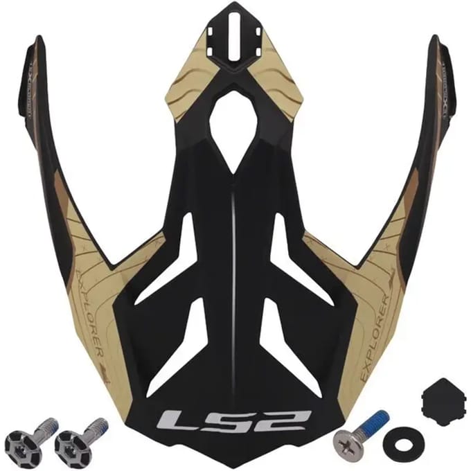 Vervangende visier voor crossmotorhelm LS2 MX701 Trick