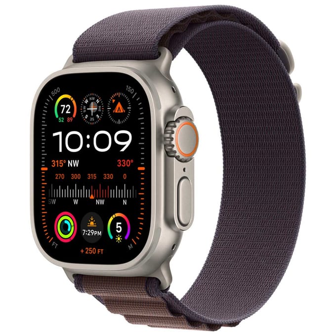 Alpine Loop Band voor de Apple Watch | 44/45/46/49 mm - Maat M - Indigo