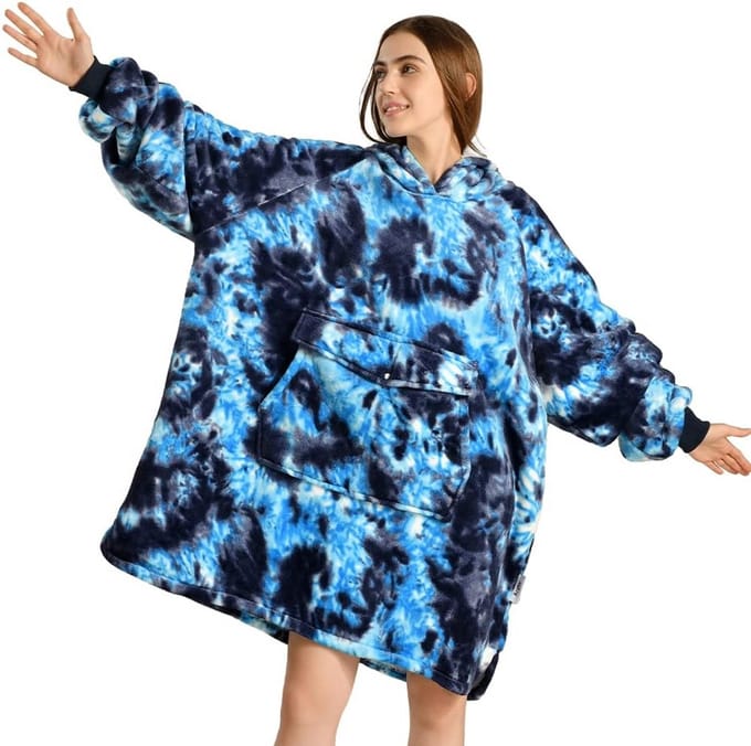 Draagbare Deken Trui voor Dames en Heren, Oversized Microvezel