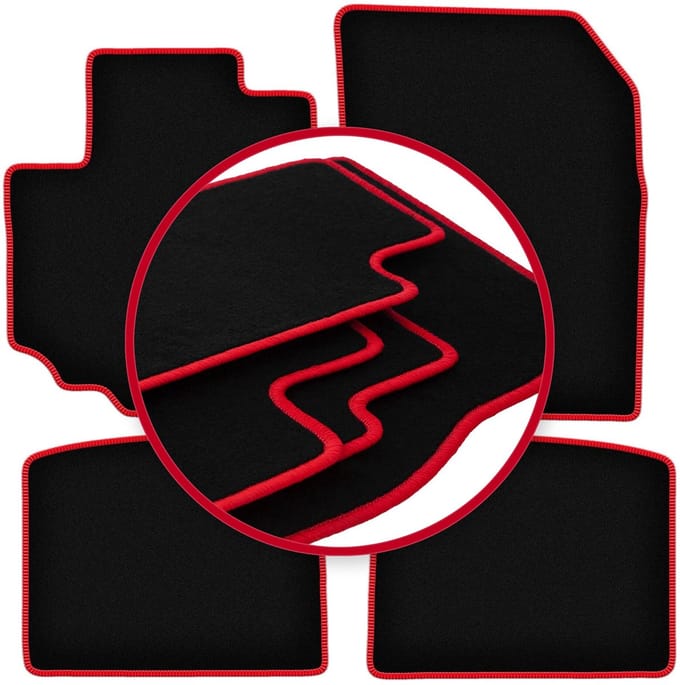 CARLUX-RED automatten voor: Suzuki SX-4 S-Cross crossover (2013-)