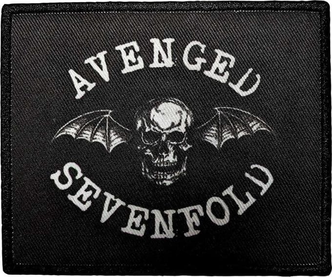 Avenged Sevenfold - Deathbat Crest Patch - Zwart