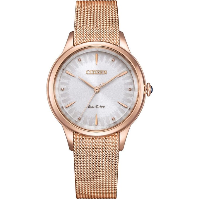 Citizen L Series EM1153-88A Horloge - Staal - Rosékleurig - Ø 32 mm