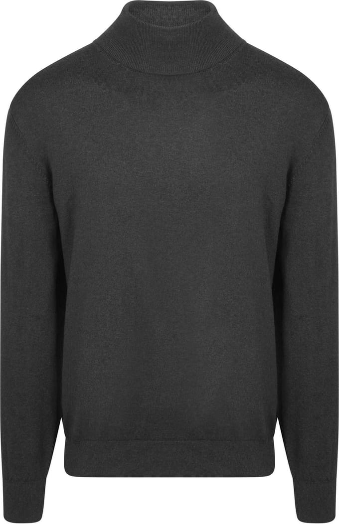 Steppin' Out Coltrui Cotton Cashmere Antraciet - Maat XL - Heren - Pullovers