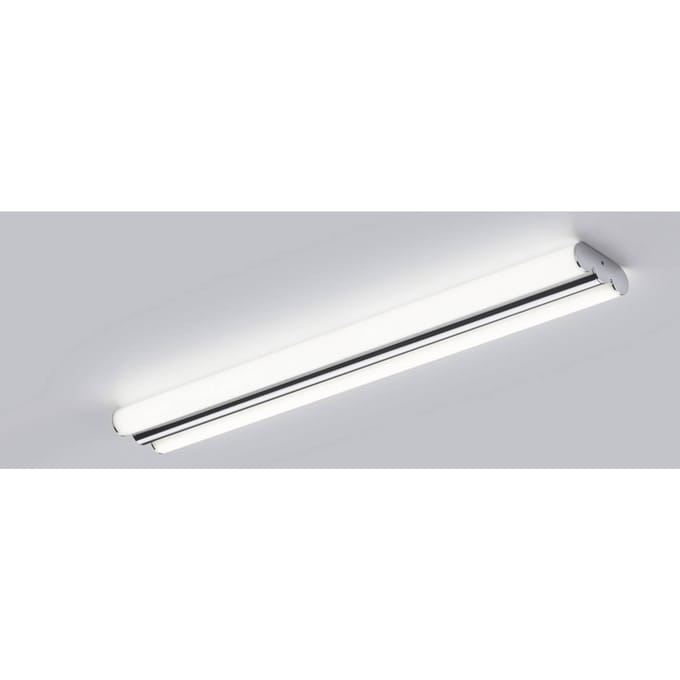Helestra LED spiegellamp LOOM, lengte 60 cm, chroom, IP44