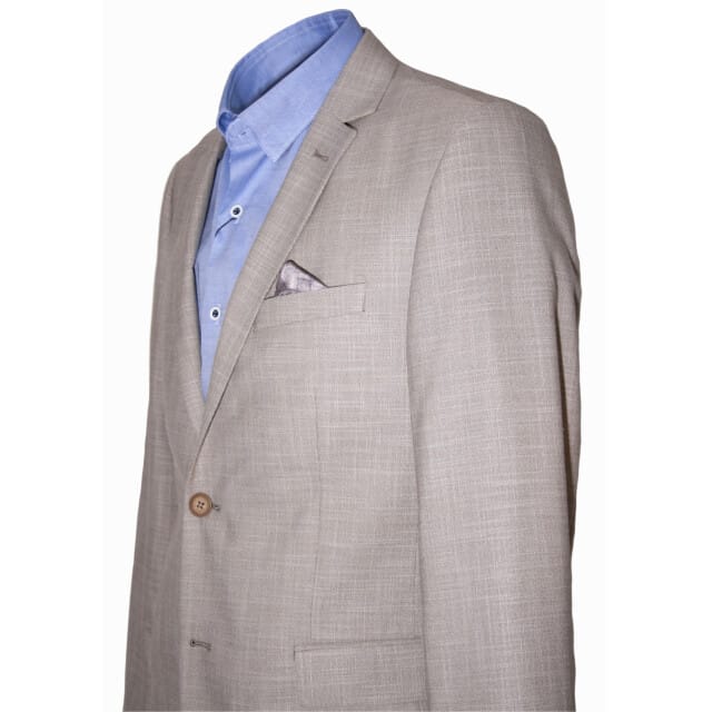 Carter & Davis - Casual colbert - Heren - 58 - Beige - Polyester - 2628-8425