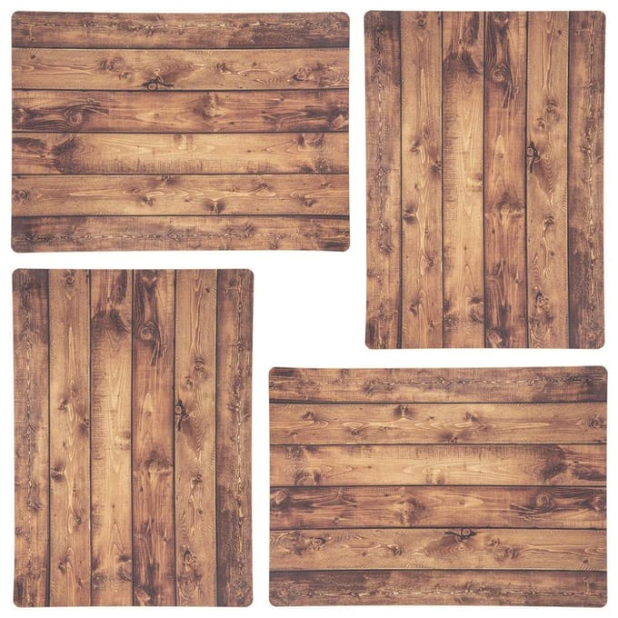 Placemats Rechthoekig 43x30 cm 4 stuks - Placemat voor Eettafel - Onderlegger